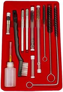 Tooluxe 31209L HVLP Air Spray Gun Cleaning and Maintenance Kit with Storage Case, 22 Piece Complete Set