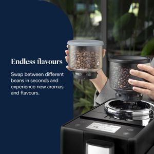 De'Longhi Rivelia Automatic Coffee Machine – Black