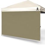 MordenApe Sunshade Sidewall for 10x10 Pop Up Canopy, Instant Canopy SunWall, 1 Pack (10 x 10, Khaki)