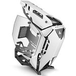 Antec Torque Mid Tower Aluminum Gaming Cabinet I Computer Case I Support E-ATX, ATX, Micro-ATX, ITX Motherboard with Tempered Glass (Both Sides) - Black White