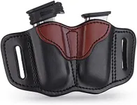 1791 GUNLEATHER 2.1 Mag Holster - Double Mag Pouch for Single Stack Mags, OWB Magazine Pouch for Belts - Black & Brown