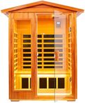 KUNSANA Outdoor Sauna 2 Person Infr