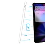 Trakxy Pencil 2nd Generation for iPad, Magnetic Wireless Charging Pen with Tilt Sensitivity Palm Rejection for iPad Pro 11" 1/2/3/4, iPad Pro 12.9" 3/4/5/6, iPad Air 4/5, iPad Mini 6-White