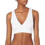 Lamaze Maternity Women's Seamless Comfort Nursing Bra, White, Medium