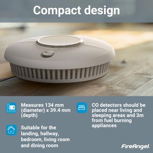 FireAngel Smoke and Carbon Monoxide Alarm – Dual Sensor Safety Detector