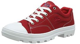 Skechers Women's Roadies-True Roots Shoe, RED, 8 Regular US