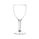 Elite Premium Polycarbonate Wine Glasses 9oz / 255ml - Set of 12 | Plastic Reusable Wine Glasses, Virtually Unbreakable Polycarbonate Plastic - Ideal for Parties, Outdoors & Event Catering