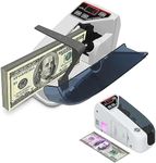 Portable Handy Bill Counter Cash Banknote Counter Money Currency Counting Machine AC or Battery Powered with UV Lamp