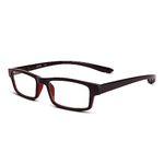 IRYZ Long Sides Hang in Neck Reading Rectangular Full Rim Frame Glasses for Men & Women | Branded Latest & Stylish | Medium Red | Near Vision Power +1.0, 1.25, 1.5, 1.75, 2.0, 2.25, 2.5, 2.75, 3.0