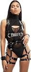 Punk Gothic Full Cage Leather Body 