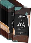 BSKT VEGAN CHOCOLATE - Dark and Salty - Dark Chocolate with Indigenous Salt Bush - Vegan Product - Gluten Free - No Refined Sugar - Plant Based - Natural Wholefood - No Artificial Ingredients - Australian Made - 12 Pack