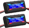 Yunsailing 2 Pcs High Precision Watt Meter Power Analyzer Battery Consumption Performance Monitor with Backlight Digital LCD Screen(9000)