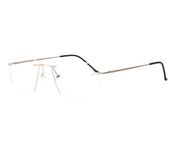 Opticals Zone - Rimless Progressive Reading Glasses Blue Cut For Men Women Available Power +1.00 +1.25 +1.50 +1.75 +2.00 +2.25 +2.50 +2.75 +3.00 (Blue Cut Progressive, +1.50)