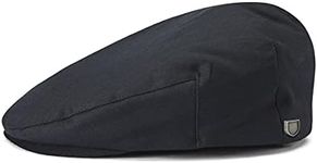 Brixton Men's Hooligan Driver Snap Hat, Black herringbone, Large