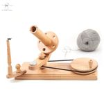 Beechwood Ultra-Smooth Hand-Operated Yarn Winder & Swift for Knitting/Crocheting - Skein Winder - Ball Winder - Combo - The Knitter's Gift