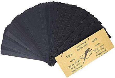 Sandpaper, Gyvazla 45pcs 120 to 3000 Grit Sandpaper Assortment, Dry and Wet, for Automotive Sanding, Wood Furniture Finishing, Wood Turning Finishing, 9 x 3.6"
