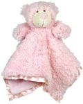 Stephan Baby Plush Cuddle Bud Security Blankie, Pink Bear