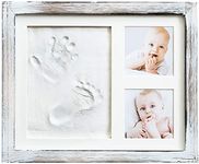 MAINEVENT Baby Footprint Kit and Handprint Kit, 3 Month Old Baby Must Have, New Baby Hand Foot Print Kit Baby Keepsake Gift Baby Feet Print Baby Frame Baby Hand Footprint Frame Baby Handprint Kit