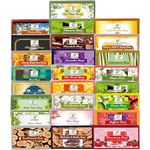 SPARSHAM Handmade 25 Different MULTI FRAGRANCE MIX HERBAL SOAPS for REJUVENATING AROMA BATH for your Face, skin and Hair uses with all Goodness of Natural Herbs for Men & Women (Pack of 25) 3125 g