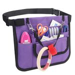 Nurse Fanny Pack for Women, Nurse Utility Belt with Stethoscope Holder, Nurse Waist Belt Organizer Pouch(Purple)