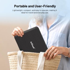 ieGeek 12.5" Portable DVD Player – Swivel Screen, Rechargeable