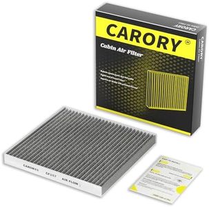 CARORY Cabin Air Filter w/Activated Carbon for Select 2016-2024 Toyota, Lexus, Subaru, Mazda Models - Avalon, Camry, Corolla, Highlander, Prius, RAV4, Sienna, ES250, ES350, NX250, CF12157, and More