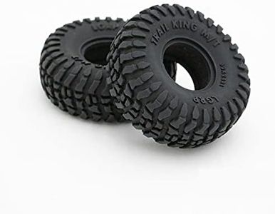 Little Guy Racing Trail King M/T 1.0" Inch Tires Compatible with 1/24 RC Axial SCX24, RGT, Element, Enduro, URUAV (2 Tires per Order)