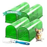 4 PACK Mouse Traps Humane Catch and