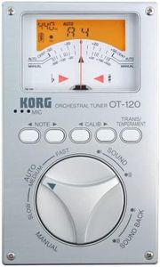 KORG KO-OT120 OT-120 Chromatic 8-Octave Range Orchestral Tuner with Backlit LCD Screen