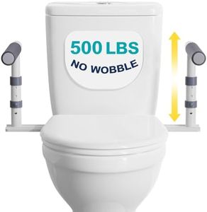 HolyHeal Toilet Safety Rails, Handicap Toilet Seat with Handles Over Toilet