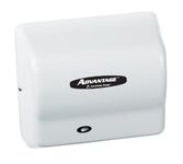 American Dryer AD90 Advantage ABS Standard Automatic Hand Dryer, 1/8 HP Motor, 100-240V, 5-5/8-Inch Lengthx10-1/8-Inch Widthx9-3/8-Inch Height, White