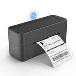 Phomemo 4x6 Shipping Label Printer - 241BT Bluetooth Thermal Label Printer Compatible with iOS&Android, Windows, Mac, Chrome OS, Wireless Thermal Printer for Small Business, Barcode, Packages - Black