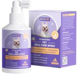 Oral Care Spray for Dogs and Cats, Anti Inflammatory Pet Breath Dental Care Spray, Dog Gingivitis Treatment, Fight Bad Breath Caused by Plaque and Gum Redness, Dog Tooth Brushing Kit, 5.1 Fl Oz