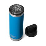 YETI Rambler 18 oz Bottle, Vacuum Insulated, Stainless Steel with Chug Cap, Big Wave Blue