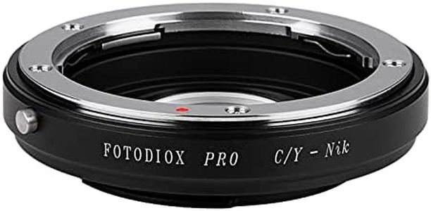 Fotodiox Lens Mount Adapter - Contax/Yashica (C/Y CY) SLR Lens to Nikon Nikkor F Mount Digital Cameras