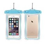 Universal Waterproof Case, CaseHQ 1Pack Clear Transparent Cellphone Waterproof, Dustproof Dry Bag With Neck Strap for iphone 7,7 Plus,6S,6S Plus,google pixel,and All Devices Up to 5.6 Inches