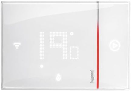 LEGRAND | Thermostat Smarther, Montage En Saillie, Contrôle À Distance Via App Home + Control, Compatible Assistants Vocaux, Fonction Boost Pour Confort Rapide