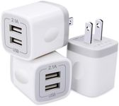 USB Plug, USB Wall Charger 3 Pack, 