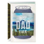 Hallmark Signature Father's Day Card for Dad with Gift (Removable Drink Can Cooler) Fathers Day Dad Removable Can Cooler