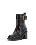 Vince Camuto Women's Bembonie Stacked Heel Bootie Ankle Boot, Petit Sirah, 7.5