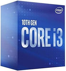 Intel® Core™ i3-10100F, procesadores para equipos de sobremesa, 4 núcleos, hasta 4,3 GHz, sin gráficos del procesador, LGA1200 (chipset Intel® serie 400), 65 W