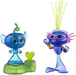 Hasbro E8419 DreamWorks Trolls World Tour Techno Reef Wobble Fun with 2 Figures, 1 with Wobble Movement Plus Base, Toy for Trolls World Tour