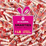 Smarties Candy Rolls – 1 lbs. Hard Candy Bulk – Six Flavors Candy Variety Pack – Individually Wrapped Candy Assortment For Goodie Bags, Party Favors