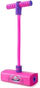 Jump ‘N’ Bouncer Bungee Hopper, Pogo Stick for Kids 3+, Foam Pogo Jumper Stick, Garden Toys Games, Purple