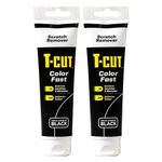 T-Cut Color Fast Black Car Wax Polish Scratch Remover Colour Enhancer - 150g * 6 Colours Available (Pack of 2)