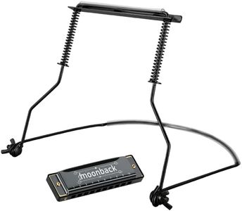 Harmonica Holder Set, 10 Holes Diatonic Blues Harmonica Key of C, Adjustable and Professional Harmonicas Holder Neck For Beginner, Students, Adult, Friends, Gift Update