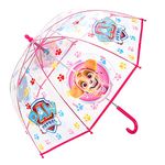 Templar Paw Patrol Girl Dome Umbrella for Kids Childrens Boys Girls Brolly with Safety Opening