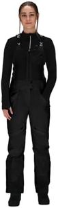 Arctix Women's Conundrum Bib Overalls, Black, Large