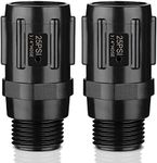 [Upgraded] Pressure Regulator 25 PSI, 3/4" FHT × 3/4“ MHT, Pressure Reducer Low Flow Valve, Great for Drip Irrigation System (2 Pack)