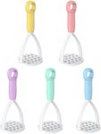 1Pc Random Color Manual Silicone Potato Masher, Cooking Utensils Masher, Mini Potato Masher for Non-Stick Cookware，Potato Mashers and Ricers